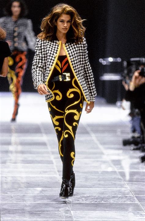 90's versace campaign|gianni Versace runway 90s women.